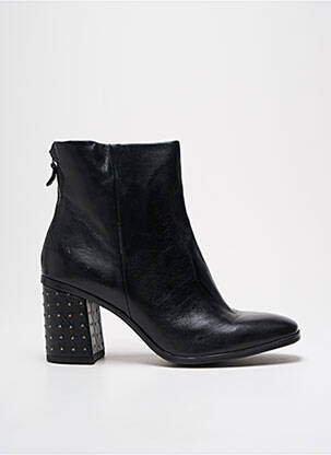Botine/ghete material neted toc de 4 la 6 cm negru MJUS femeie