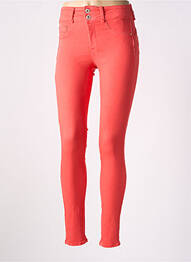 Jegging țesătură denim mărime normală roșu ONE SIZE FILTS ALL femme