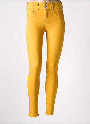 Jegging țesătură denim mărime normală galben ONE SIZE FILTS ALL femeie