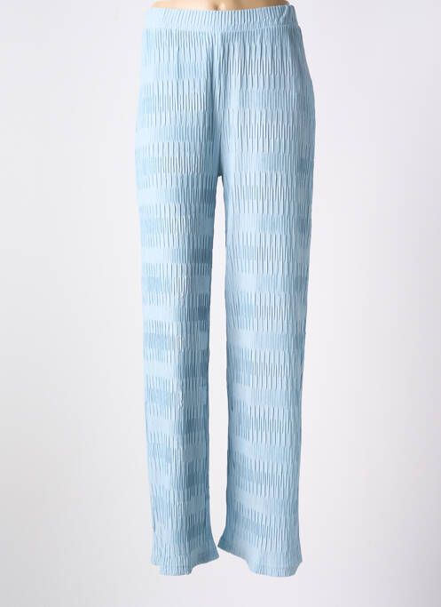 Pantalon drept talie elastică mărime normală albastru TIFFOSI femme