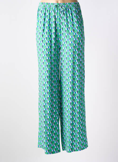 Pantalon drept verde C'EST BEAU LA VIE femeie
