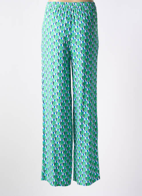 Pantalon drept verde C'EST BEAU LA VIE femeie