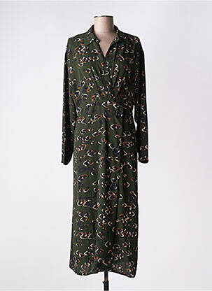 Rochie midi mâneci lungi mâneci lungi verde MISMASH femeie