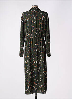 Rochie midi mâneci lungi mâneci lungi verde MISMASH femeie