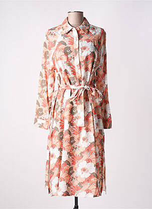 Rochie midi portocaliu C'EST BEAU LA VIE femeie