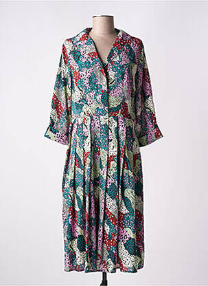 Rochie midi verde LILI SIDONIO femeie