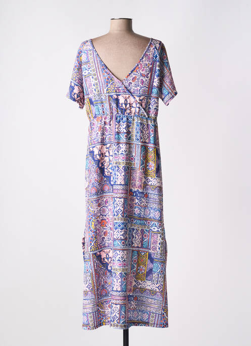 Rochie lungă violet MASSANA femeie