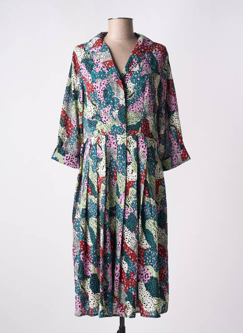 Rochie midi verde LILI SIDONIO femeie