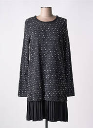 Rochie pulover croială dreaptă mâneci lungi gri MISMASH femme