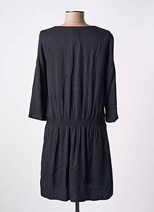 Rochie scurtă mâneci 3/4 mâneci 3/4 negru PAJ CONCEPT femeie
