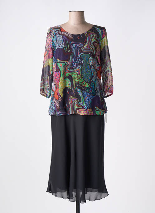 Rochie midi negru JEAN DELFIN femeie