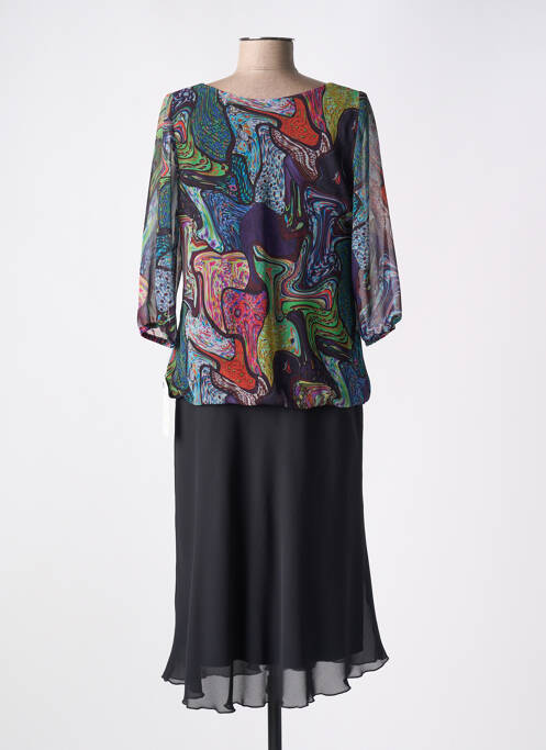 Rochie midi negru JEAN DELFIN femeie