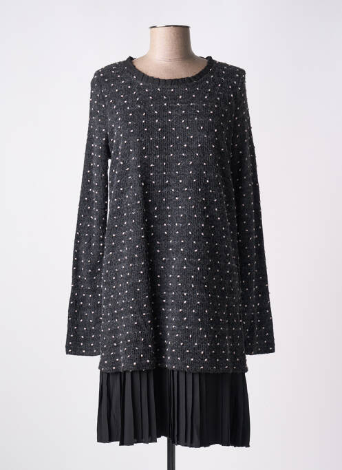 Rochie pulover gri MISMASH femeie