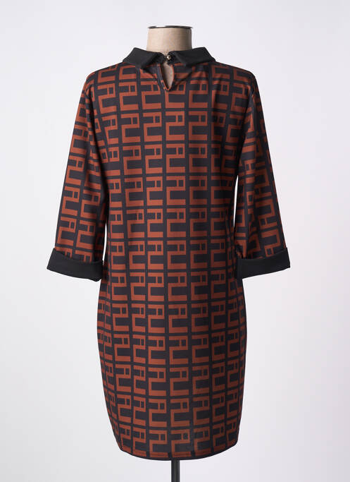 Rochie scurtă maro DREAM VALLEY femeie