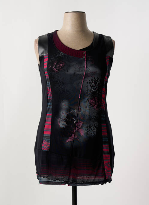 Tunică fără mâneci negru FRONT DE MER femeie