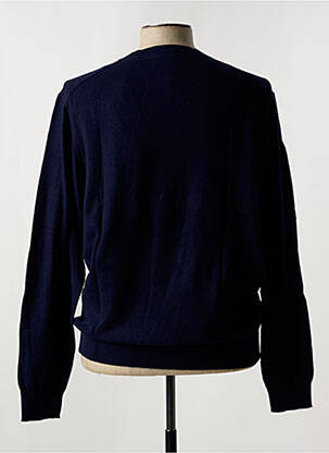 Pulover elasticitate mâneci lungi albastru JACK & JONES bărbat