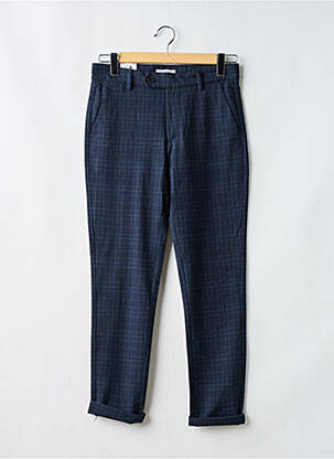 Pantalon chino țesătură melanj mărime normală albastru JACK & JONES bărbat