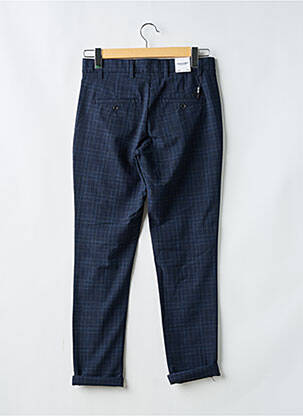Pantalon chino țesătură melanj mărime normală albastru JACK & JONES bărbat