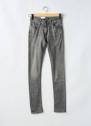 Blugi skinny elasticitate mărime normală gri JACK & JONES bărbat