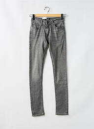 Blugi skinny elasticitate mărime normală gri JACK & JONES bărbat