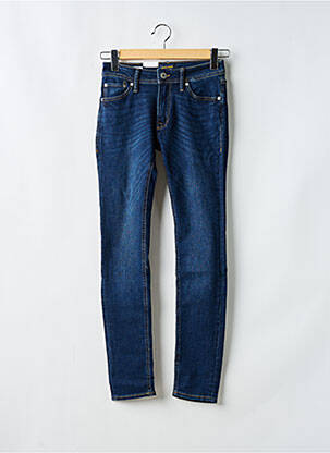 Blugi skinny elasticitate mărime normală albastru JACK & JONES bărbat