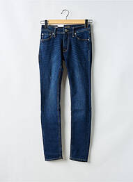 Blugi skinny elasticitate mărime normală albastru JACK & JONES bărbat