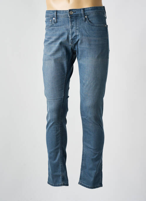 Blugi cu croială slim albastru JACK & JONES bărbat