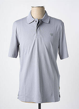 Polo elasticitate mâneci scurte gri JACK & JONES bărbat