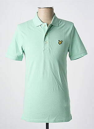 Polo elasticitate mâneci scurte verde LYLE & SCOTT bărbat