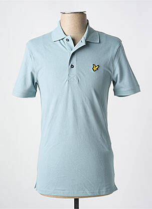 Polo elasticitate mâneci scurte albastru LYLE & SCOTT bărbat