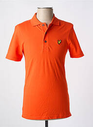 Polo elasticitate mâneci scurte portocaliu LYLE & SCOTT homme