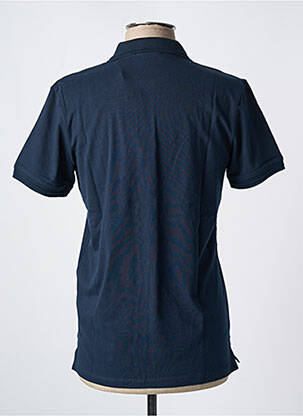 Polo țesătură jersey mâneci scurte albastru JACK & JONES bărbat