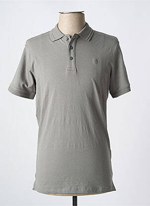 Polo țesătură jersey mâneci scurte gri JACK & JONES bărbat