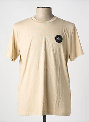 Tricou bej HELVETICA bărbat