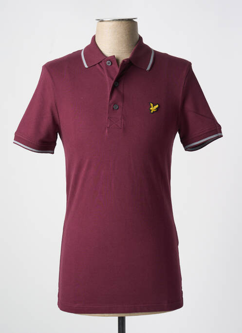 Polo roșu LYLE & SCOTT bărbat