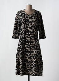 Rochie midi mâneci 3/4 mâneci 3/4 negru EVER SASSY femeie