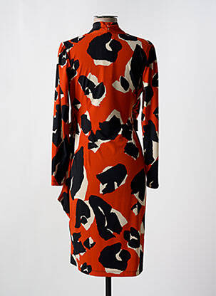 Rochie midi mâneci lungi mâneci lungi portocalie JOSEPH RIBKOFF femeie