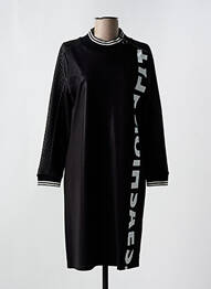 Rochie midi mâneci lungi mâneci lungi negru TUZZI femme