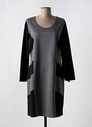 Rochie midi mâneci lungi mâneci lungi gri GUY DUBOUIS femme