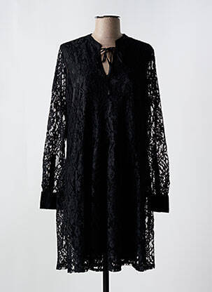 Rochie midi mâneci lungi mâneci lungi negru MARC AUREL femeie