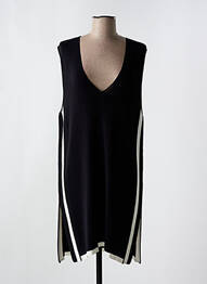 Rochie midi fără mâneci fără mâneci negru LOLA CASADEMUNT femme