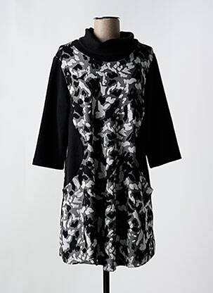 Rochie scurtă mâneci 3/4 mâneci 3/4 negru EVER SASSY femeie