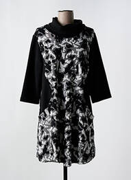 Rochie scurtă mâneci 3/4 mâneci 3/4 negru EVER SASSY femeie