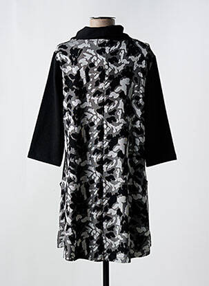 Rochie scurtă mâneci 3/4 mâneci 3/4 negru EVER SASSY femeie