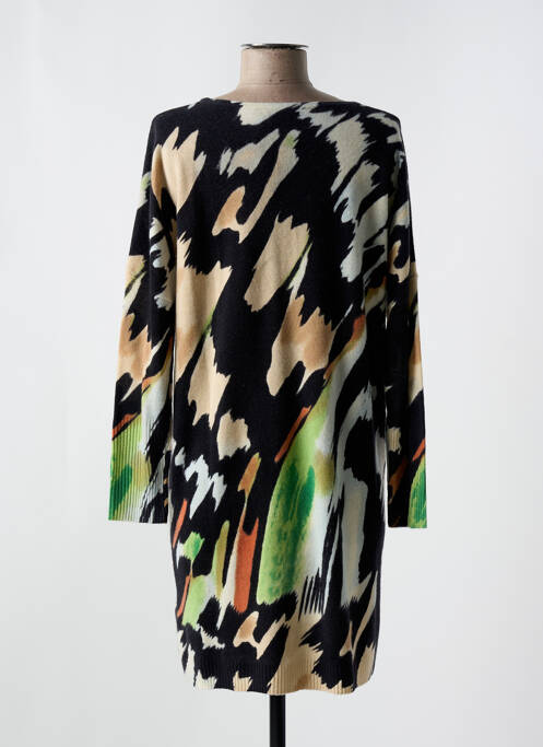 Rochie pulover negru DOREE CACHEMIRE femeie