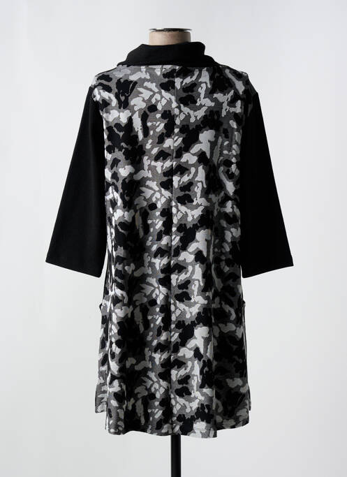 Rochie scurtă mâneci 3/4 mâneci 3/4 negru EVER SASSY femme