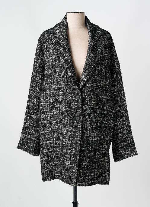 Palton lung negru EVA KAYAN femeie