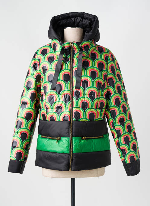 Geacă matlasată verde MERI & ESCA femeie