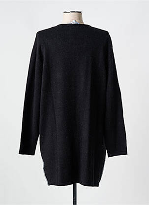 Vestă cu mâneci lungi guler rotund negru PASSIONI femeie