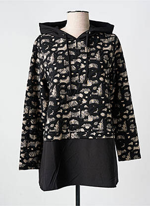 Hanorac cu glugă negru EVER SASSY femeie